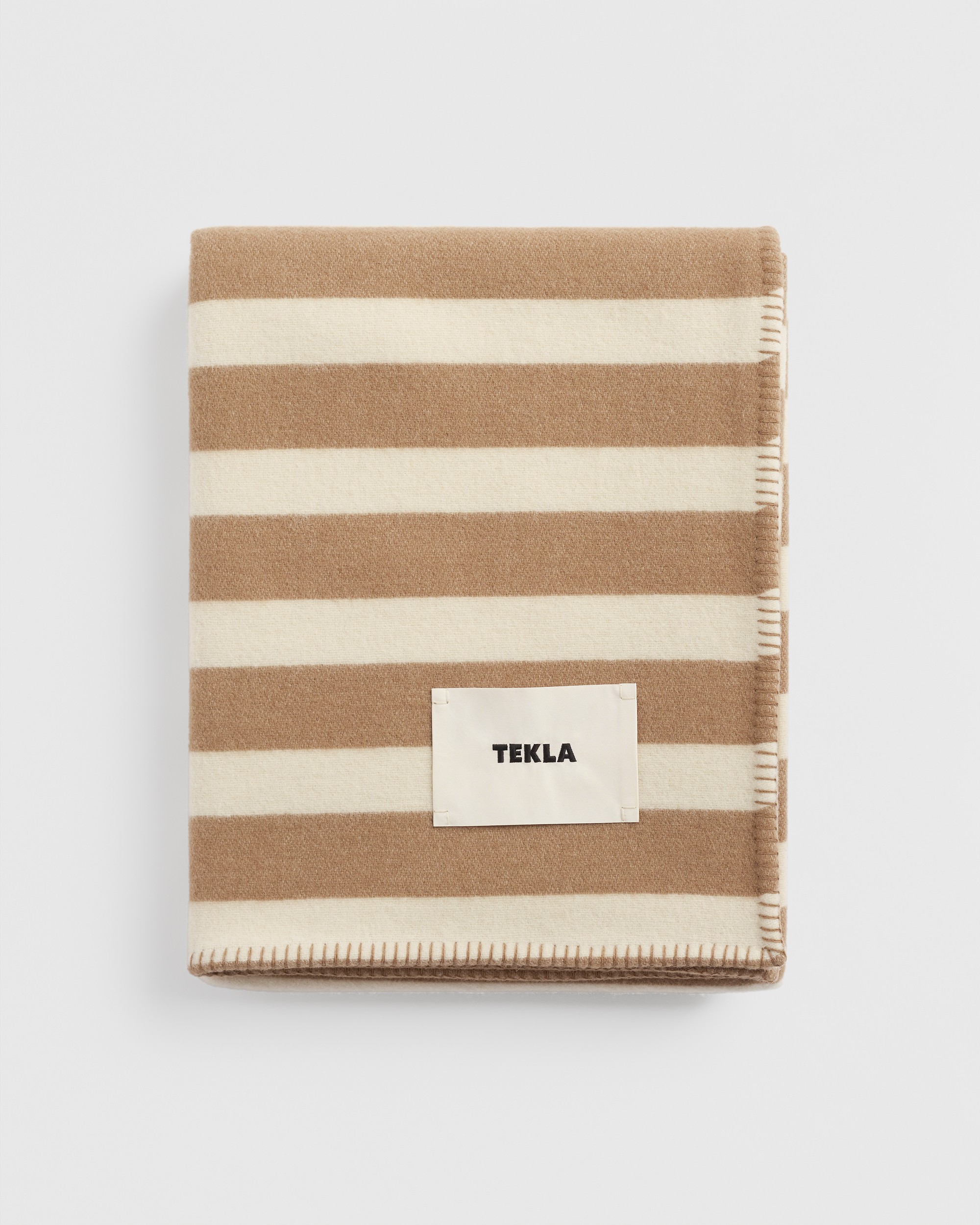 Lambswool blanket - Oak | Tekla Fabrics