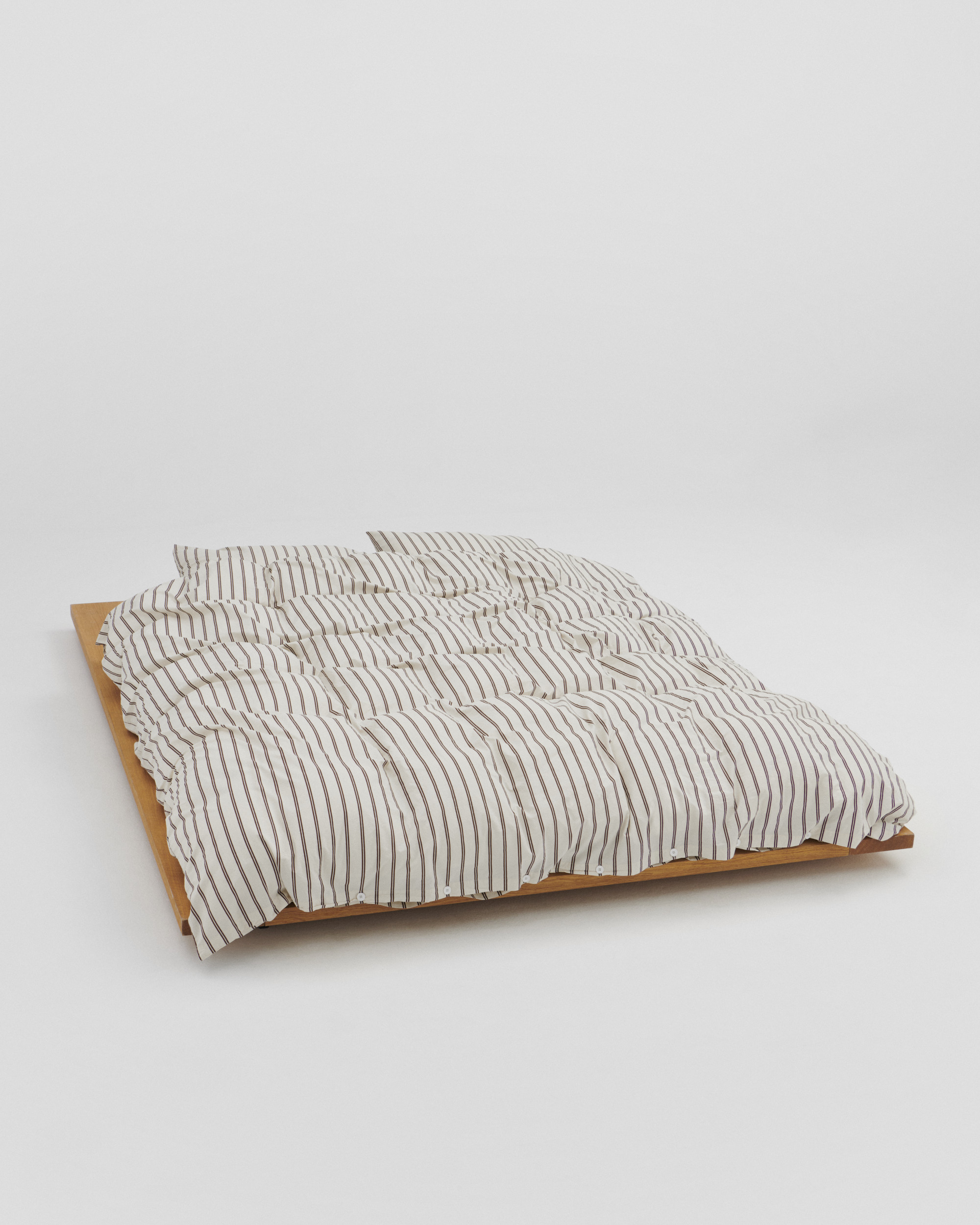 Percale duvet cover – Hopper Stripes | Tekla Fabrics