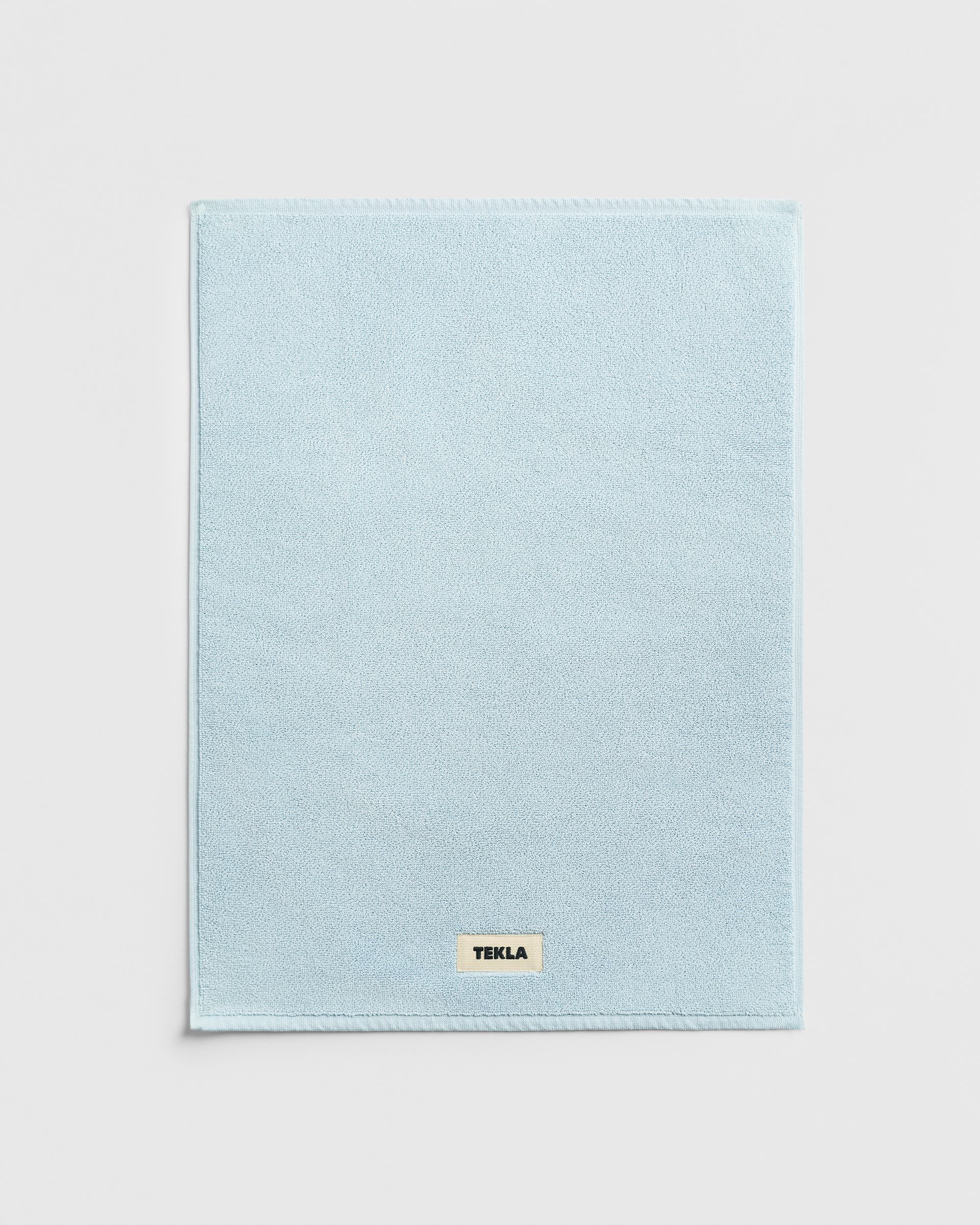 Bath mat - striped – Racing Green Stripes | Tekla Fabrics