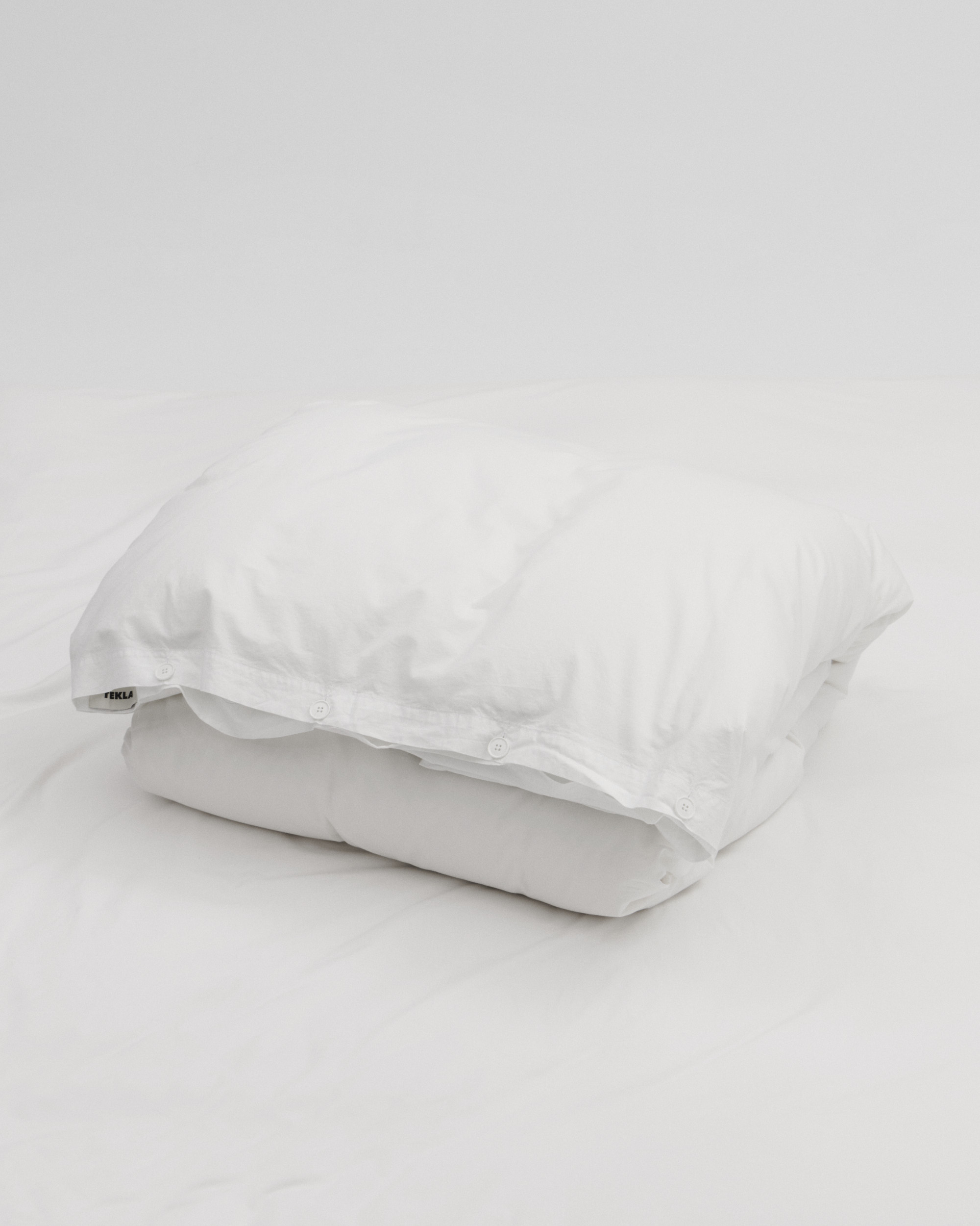 Percale duvet cover – Broken White | Tekla Fabrics