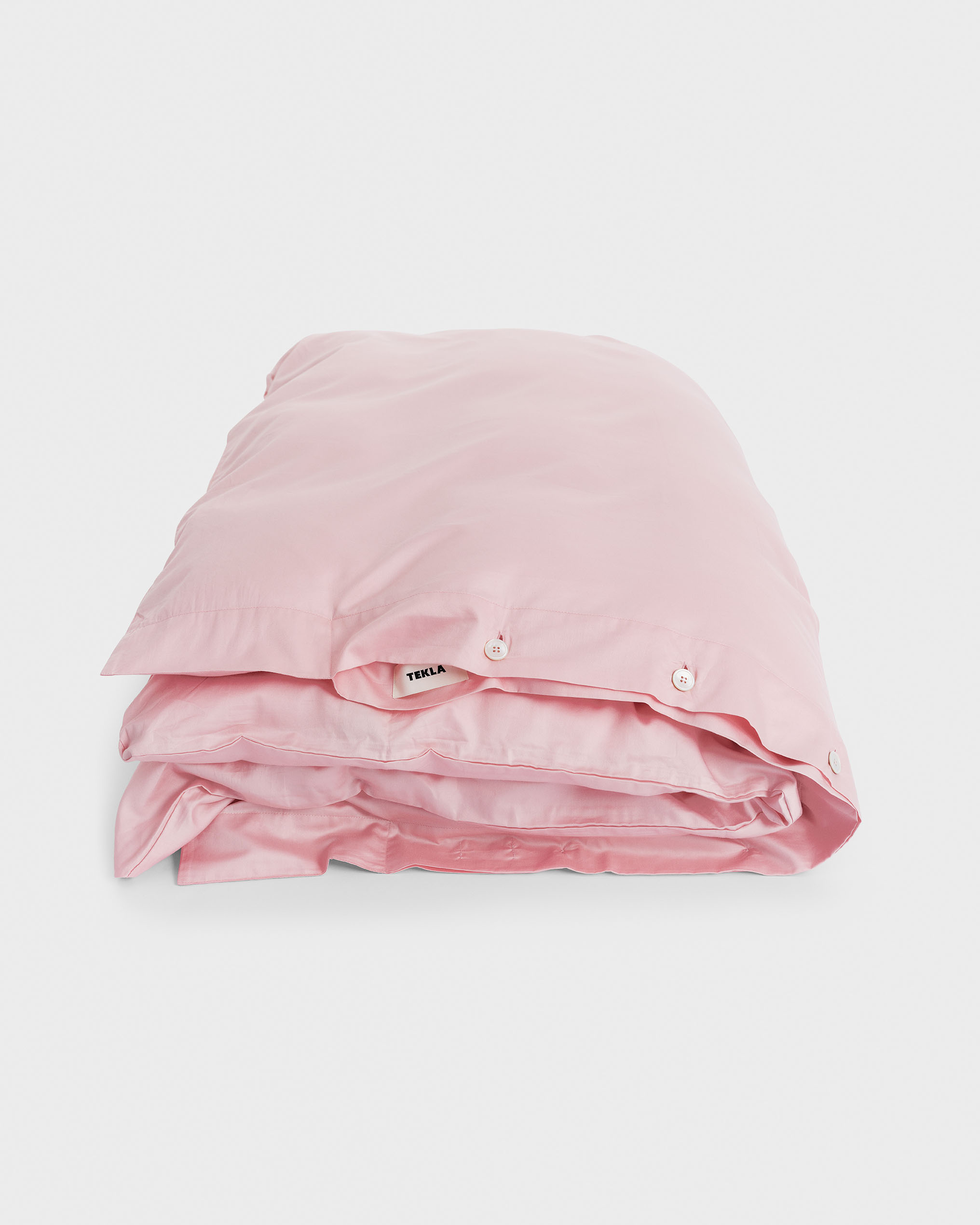 tekla 布団カバー Mallow Pink duvet cover Percale duvet cover – Mallow Pink Stripes | Tekla Fabrics