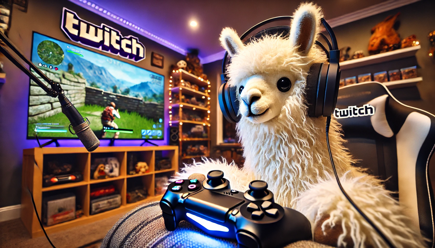 llama streaming twitch