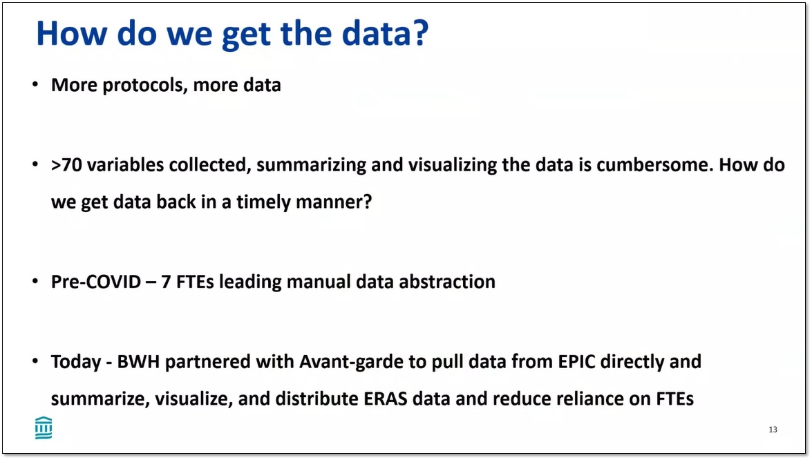 ERAS - How Do We Get The Data