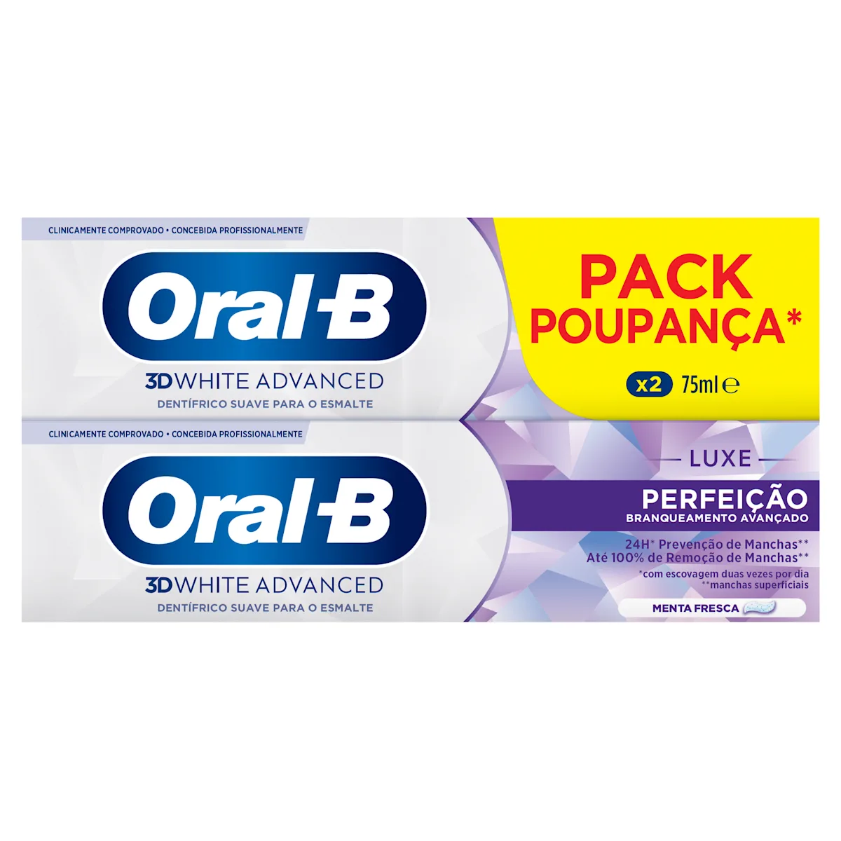 Oral-B 3DW Luxe Perfection Pasta de Dientes Pack 12x75ml