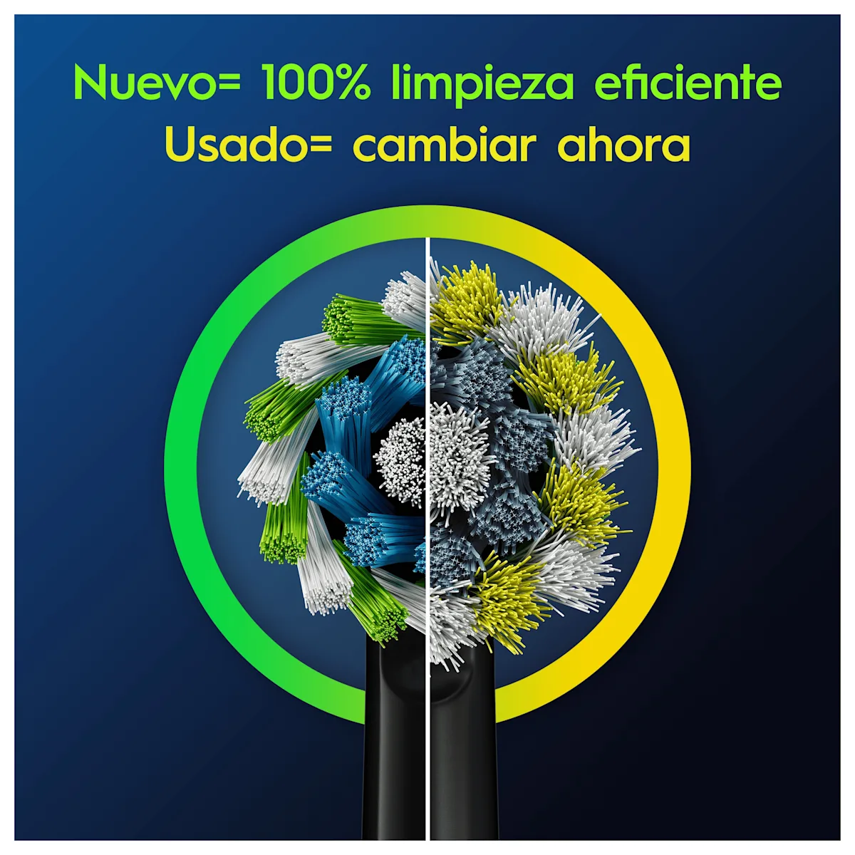 OralB Cross Action Cabezales de recambio pack de 4 Blanco