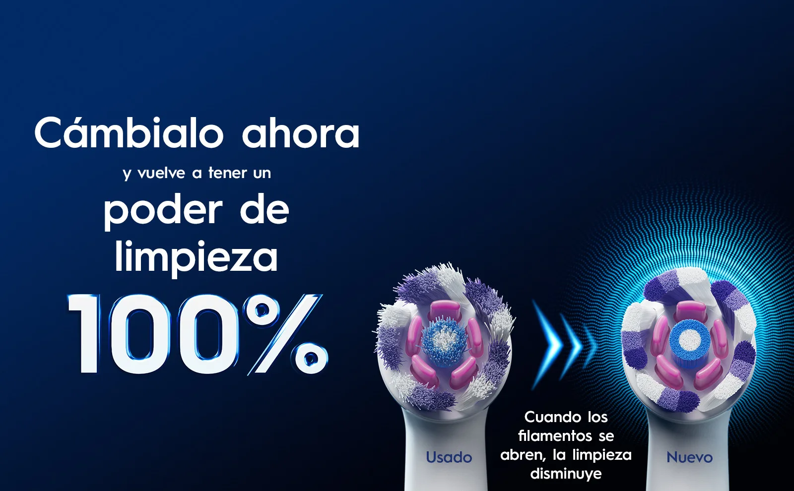 Oral-B iO Recambios Radiant White - Pack de 4 - Gallery Item 2