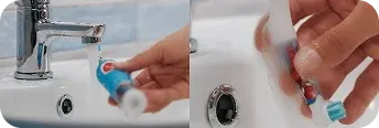 Cleaning Step 1