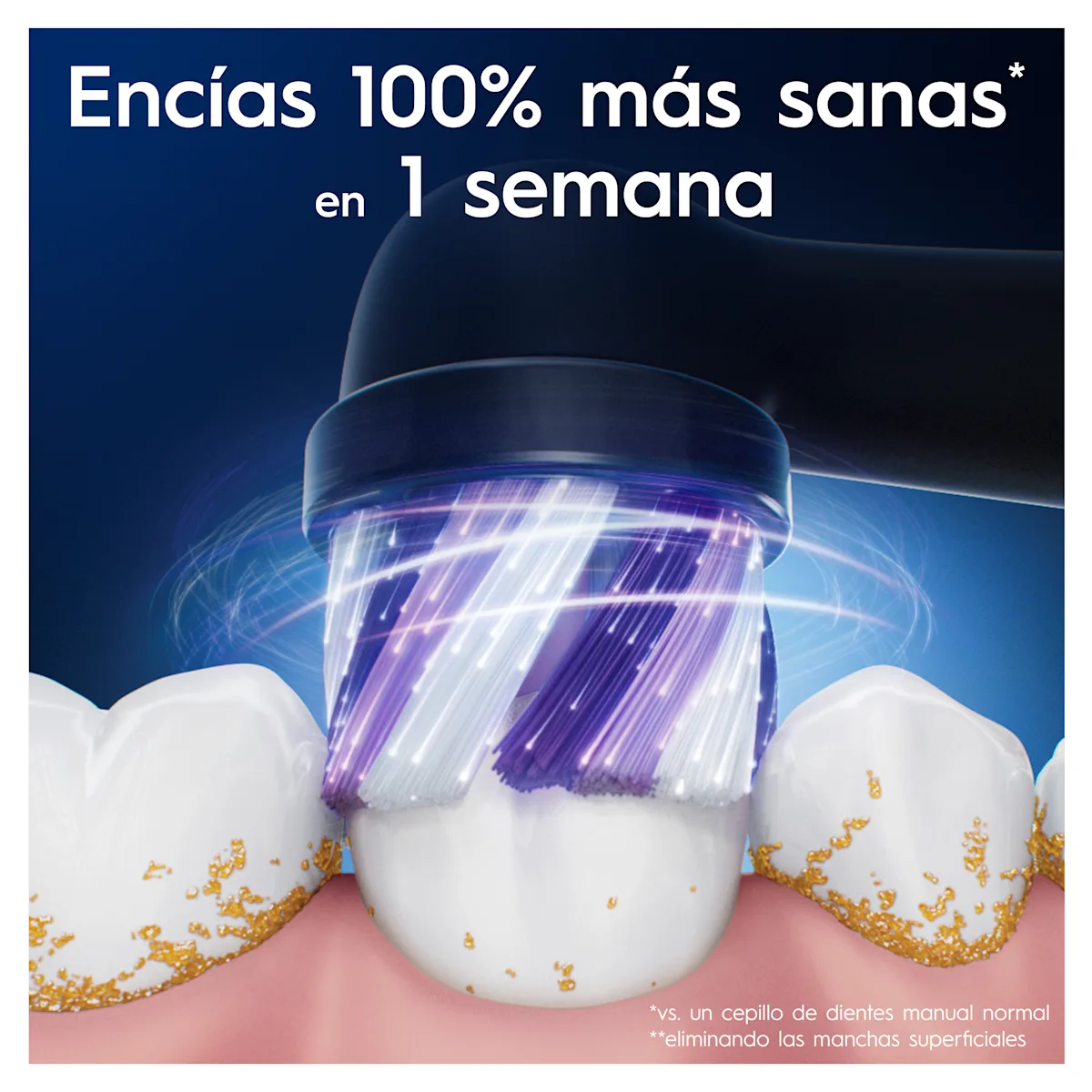 OralB iO Radiant White Cabezales Negros pack de 6 recambios