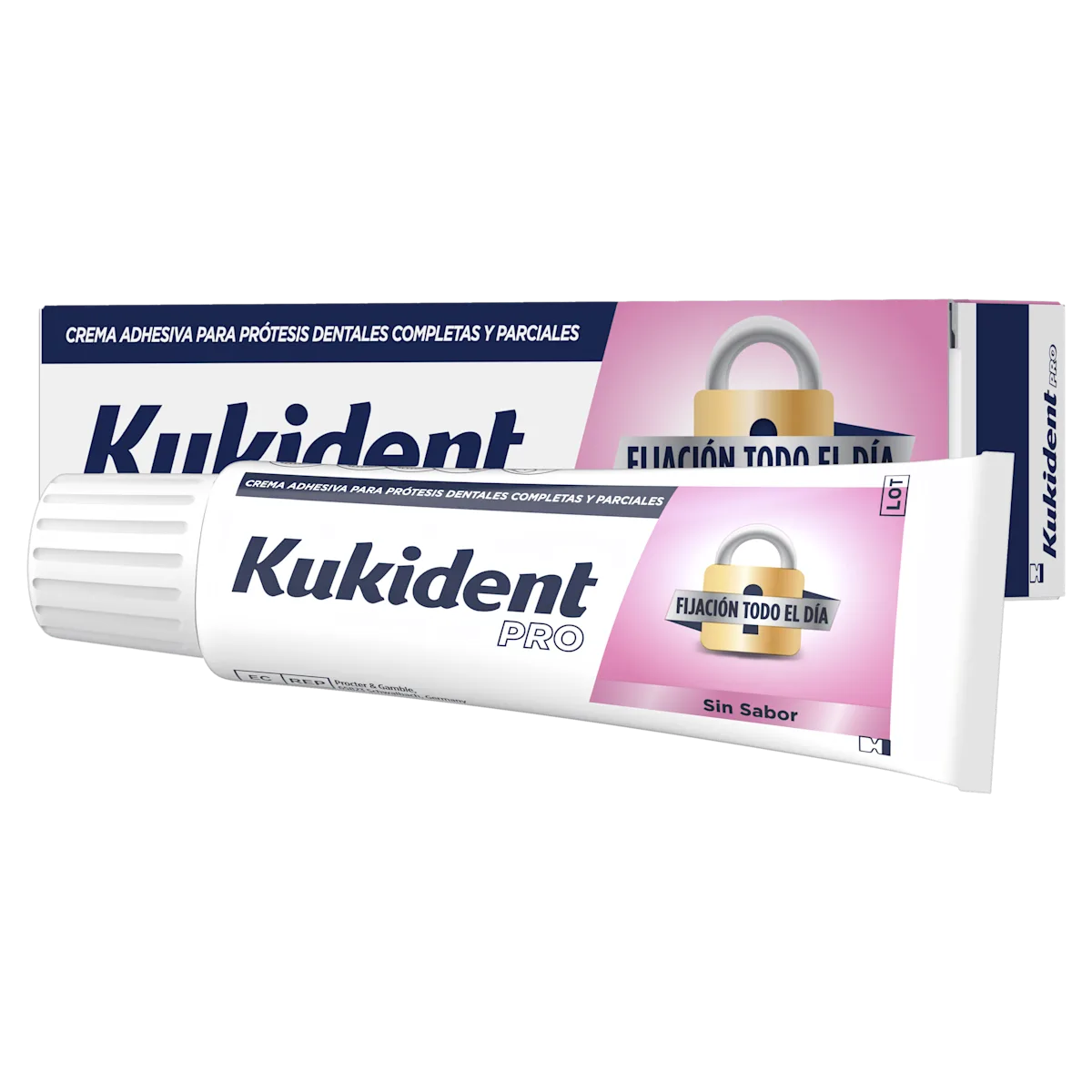 Kukident Pro Crema Adhesiva Para Prótesis Dentales Sin Sabor 47gr