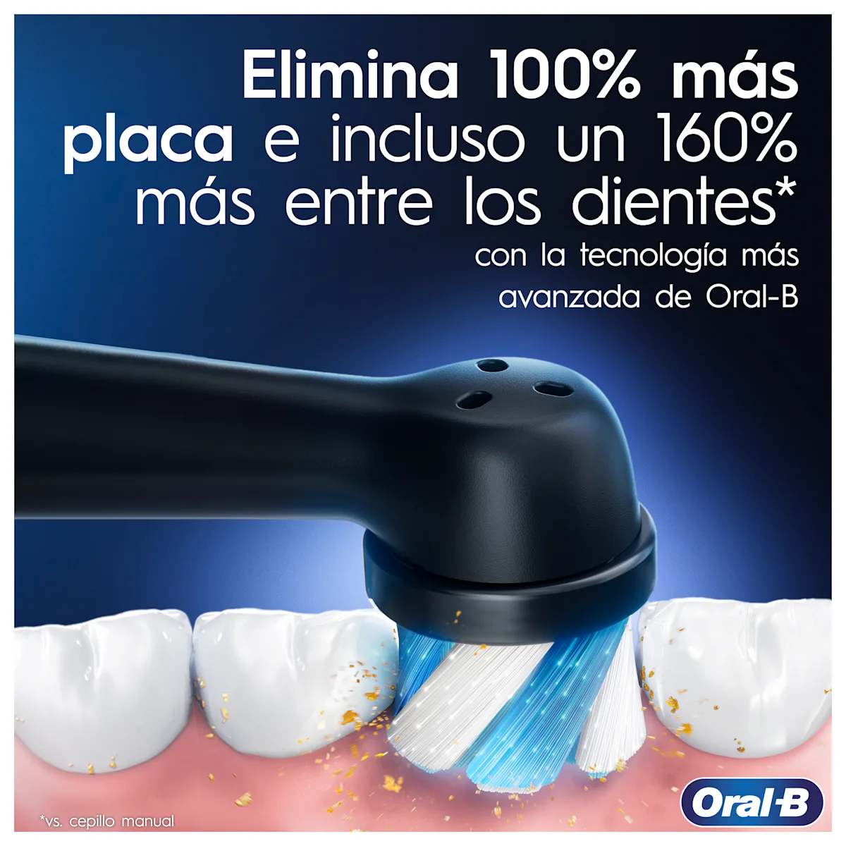 Pack de 2 cepillos eléctricos iO5 Negro y Blanco con 2 cabezales y funda de viaje