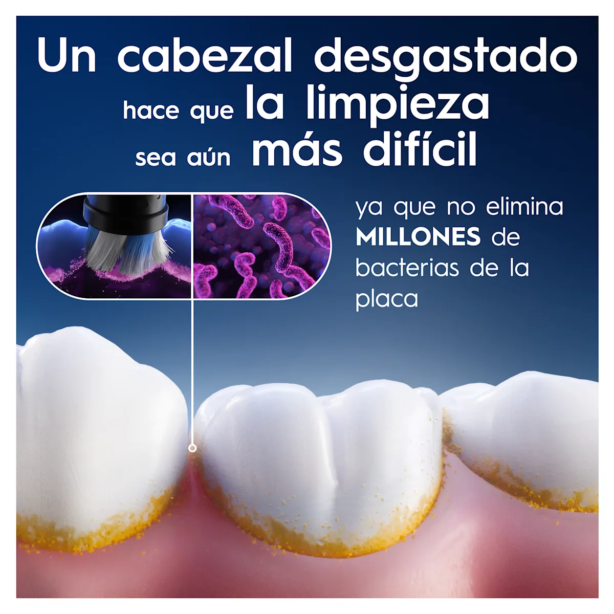 OralB iO Gentle Care Cabezales Blancos pack de 6 recambios