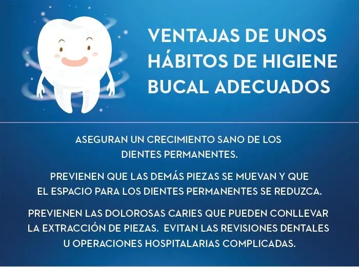 dientes de leche - higiene bucal infantil