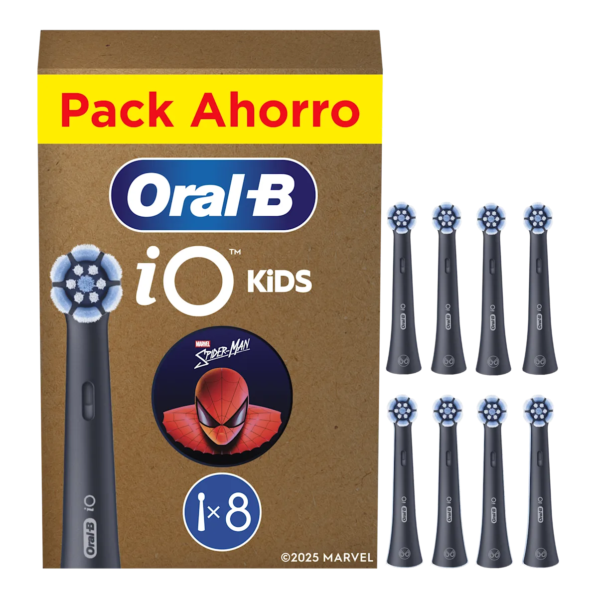 OralB iO Kids Spiderman pack de 8 recambios