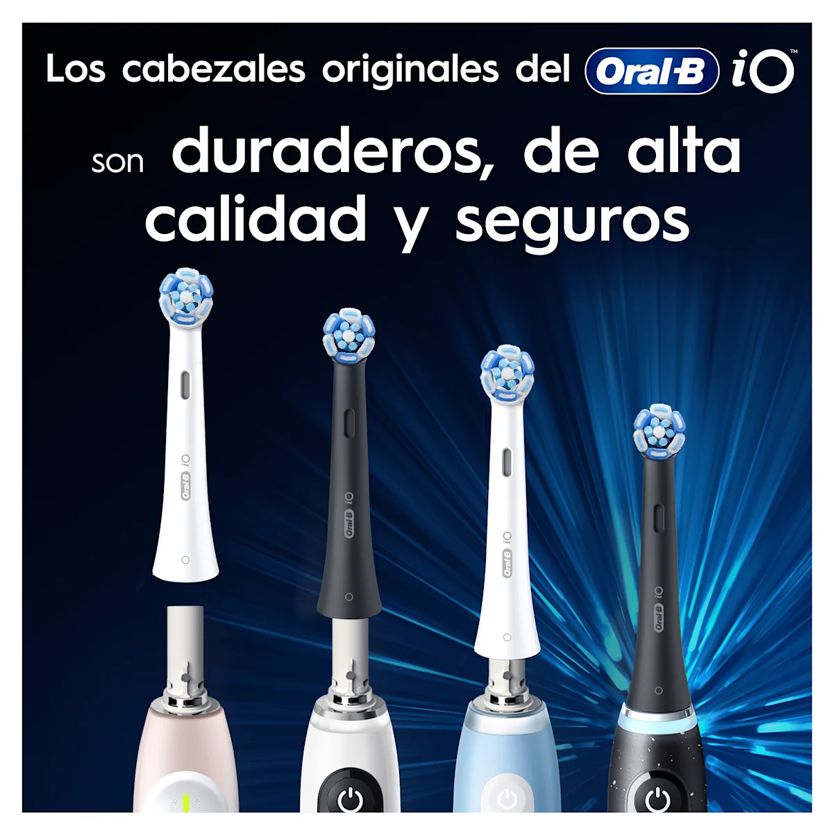 Pack de 8 cabezales de recambio negros Ultimate Clean