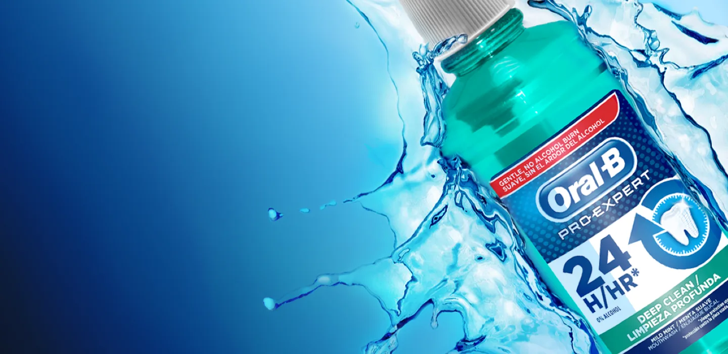 Encuentra el mejor enjuague bucal Oral-B para ti.