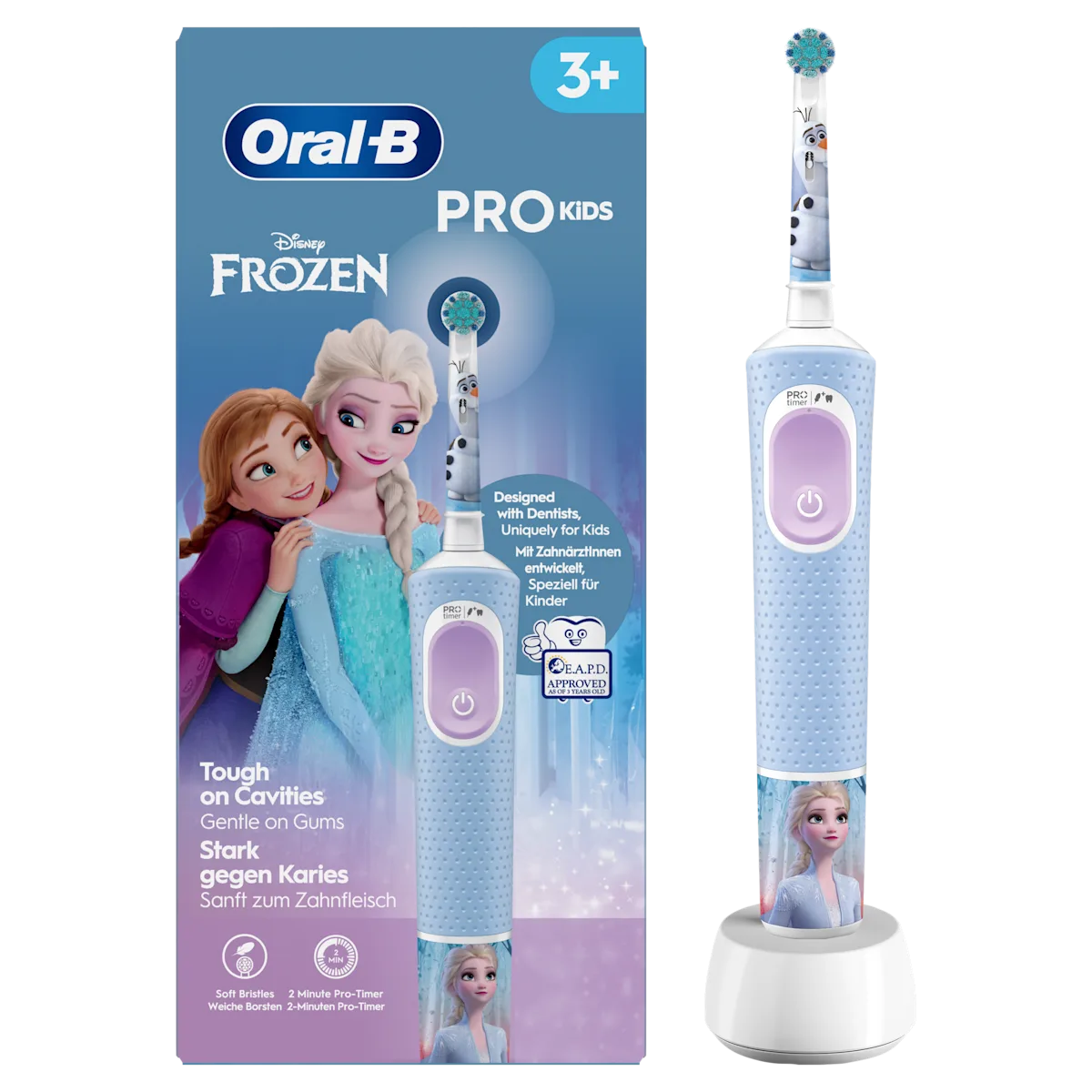 Cepillo de dientes eléctrico Pro-kids Frozen con 1 cabezal