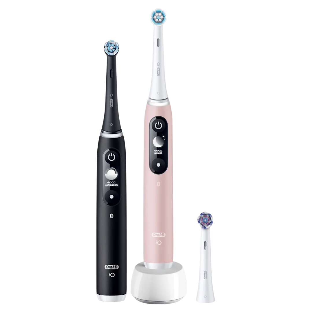 Oral-B iO6 Connected Coach: su app guía el cepillado para una cobertura 360°.