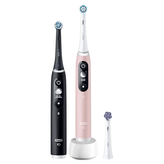 Oral-B iO6 Connected Coach: su app guía el cepillado para una cobertura 360°.