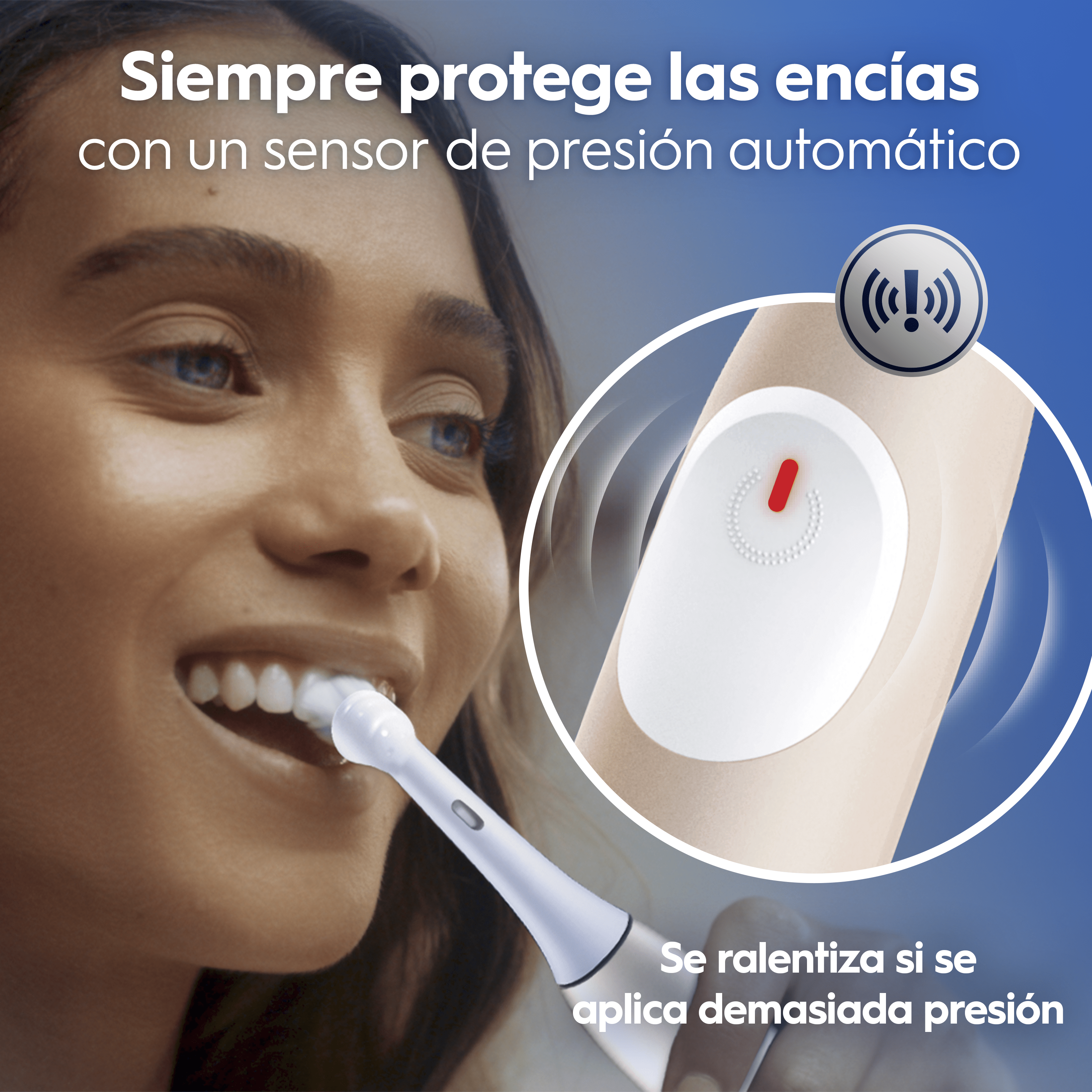 Cepillo de dientes recargable iO2 Rosa con funda de viaje | Oral-B ES