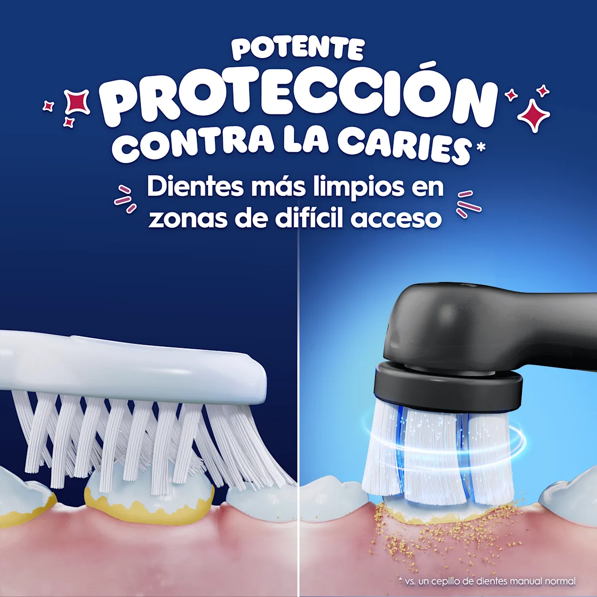 Cepillo de dientes eléctrico Pro-kids Spiderman con 1 cabezal y funda de viaje