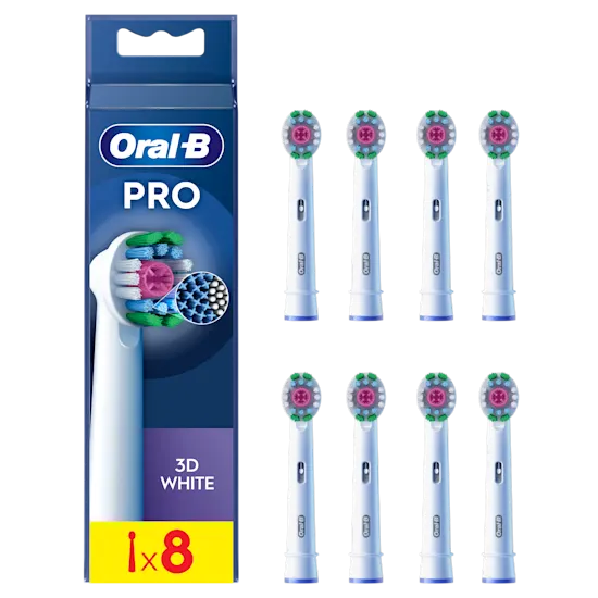 Oral-B Recambios 3DWhite - Pack de 8