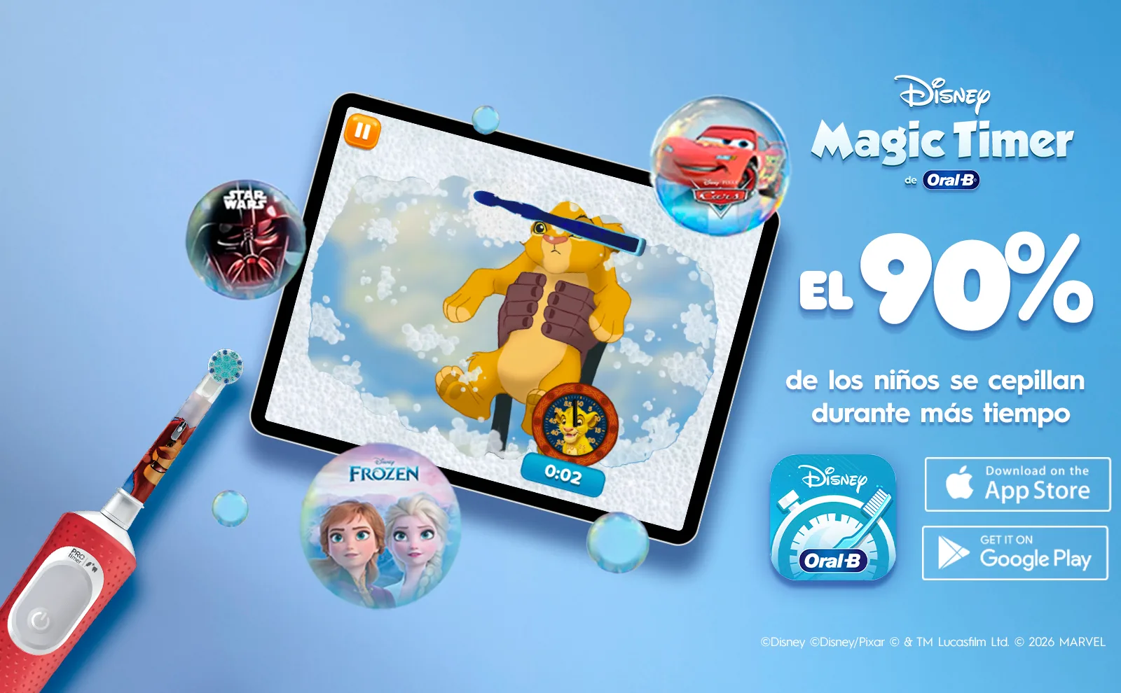 Oral-B Pro Kids Lion King Electric Toothbrush with 1 Brush Head-Gallery5