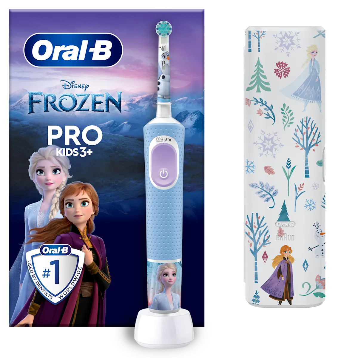 Oral-B Pro Kids Frozen Electric Toothbrush with 1 Brush Head - Primary Image
