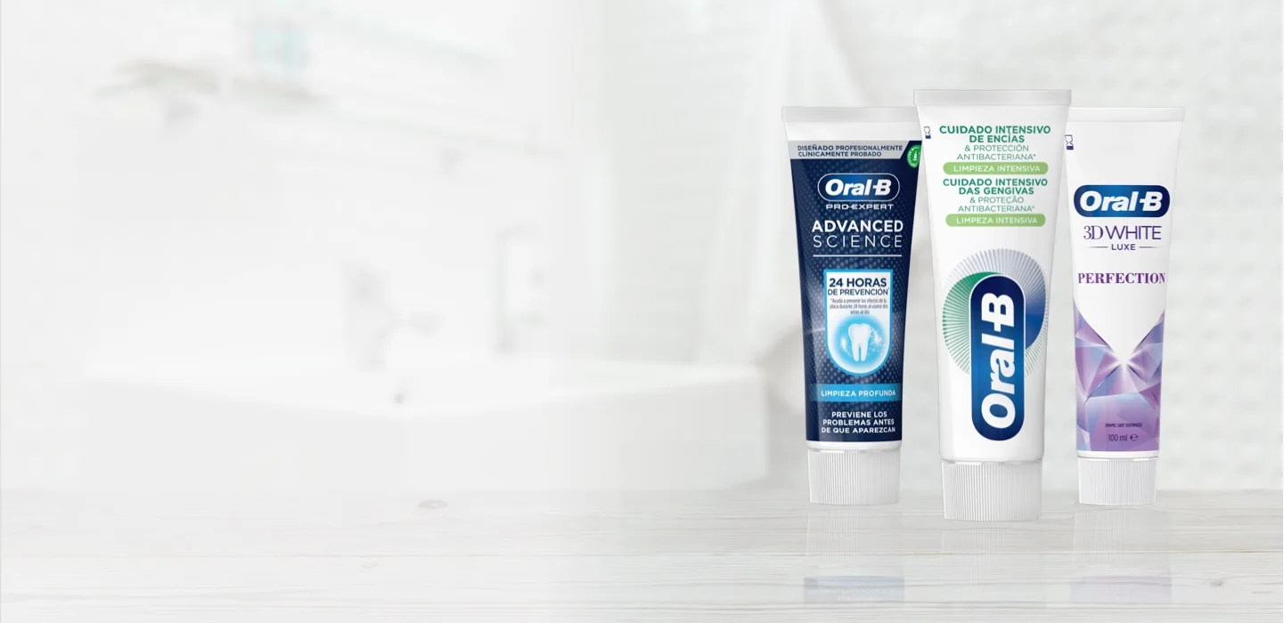 Encuentra la mejor pasta de dientes Oral-B para ti.