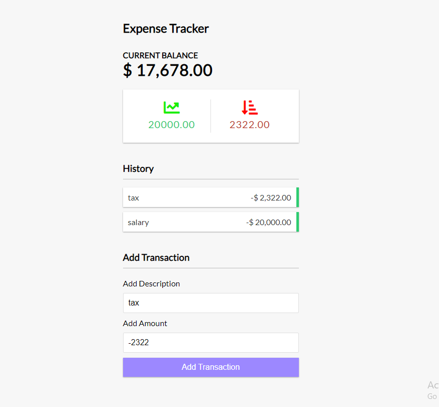 Expense Tracker