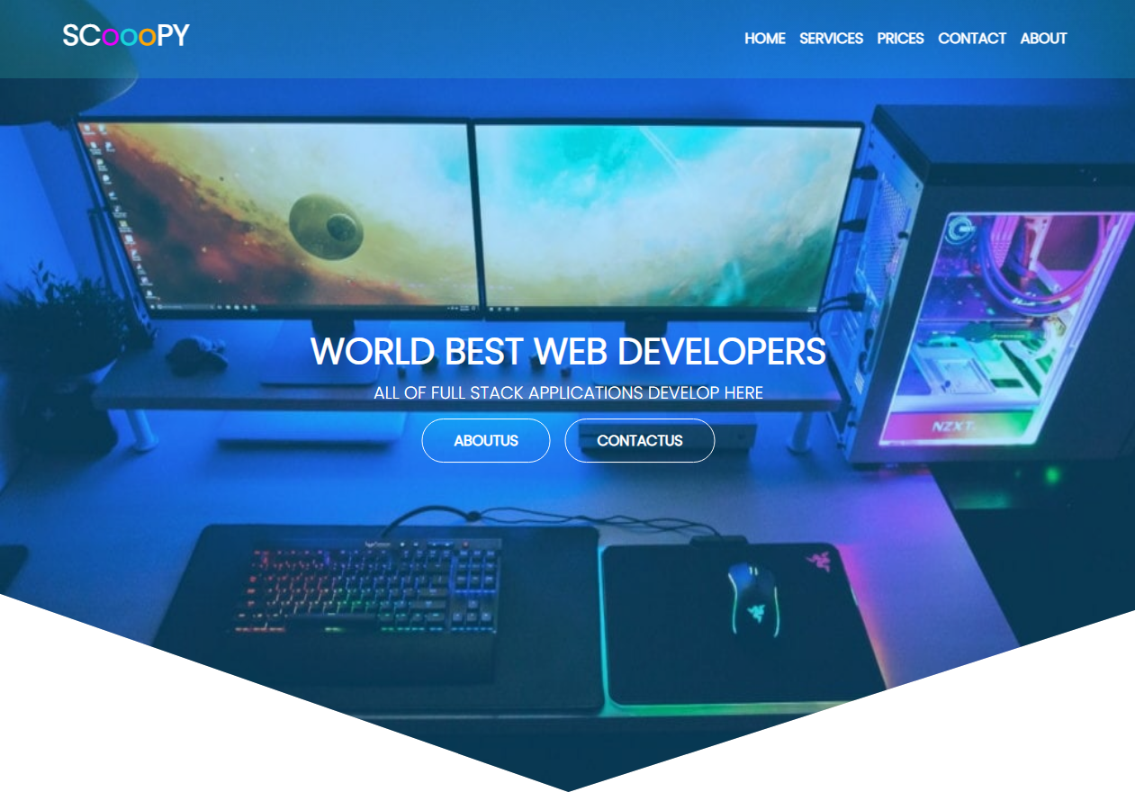 SCooPY | The web builder