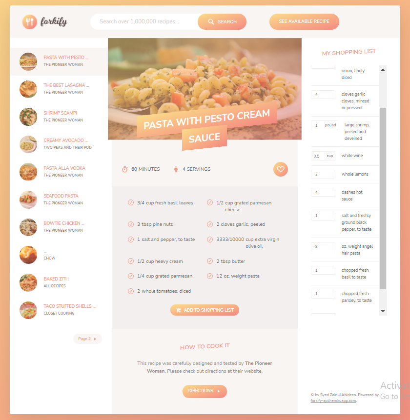 Forkify | The Foody Hub