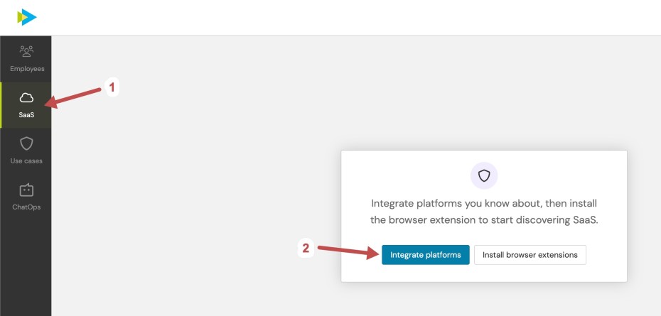 SaaS page - how to integrate a platform