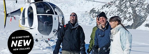 Fox Glacier or Franz Josef helicopter flight family deal