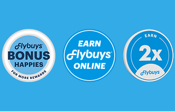 Get Bonus Happies with Flybuys Online Retailers!