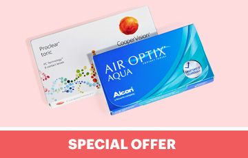 Get 15% off contact lenses with Clearly