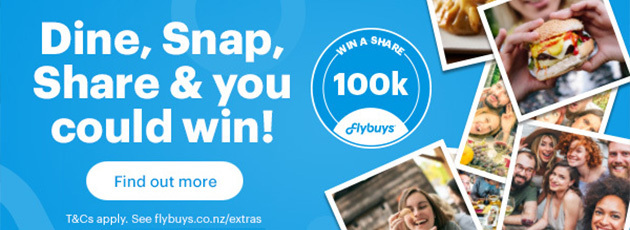 Be in to win a share of 100k Flybuys!