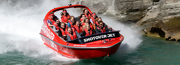 Free T-Shirt & Buff with every Shotover Jet boat ride purchase