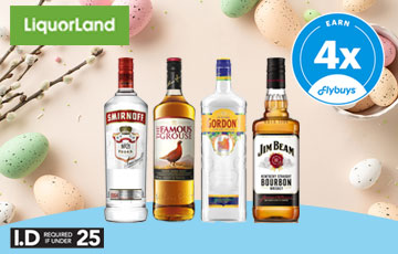 Enjoy 4x Flybuys at Liquorland this Thursday!