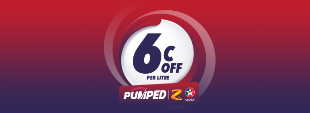 Save 6 cents per litre every day at Z and Caltex