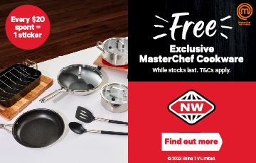 Collect MasterChef Cookware at New World