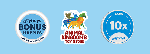 Get Bonus Happies at Animal Kingdoms Toy Store!