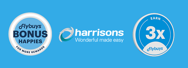 Get Bonus Happies at Harrisons!