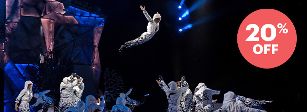 Get 20% Off Tickets To Cirque Du Soleil Crystal