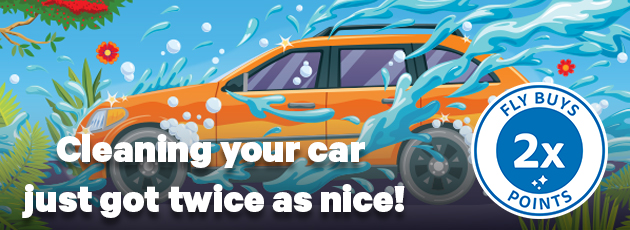 Get double points on Car Wash products at Z!