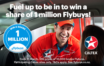 Fuel up to be in to win a share of 1 Million Flybuys