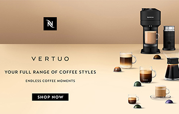 Make your coffee just the way you like it with the Nespresso Vertuo