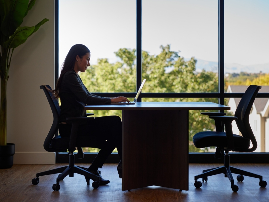 Woman at work