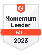 G2 Momentum Leader Badge - Fall 2023