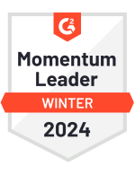G2 Momentum Leader Badge - Winter 2024