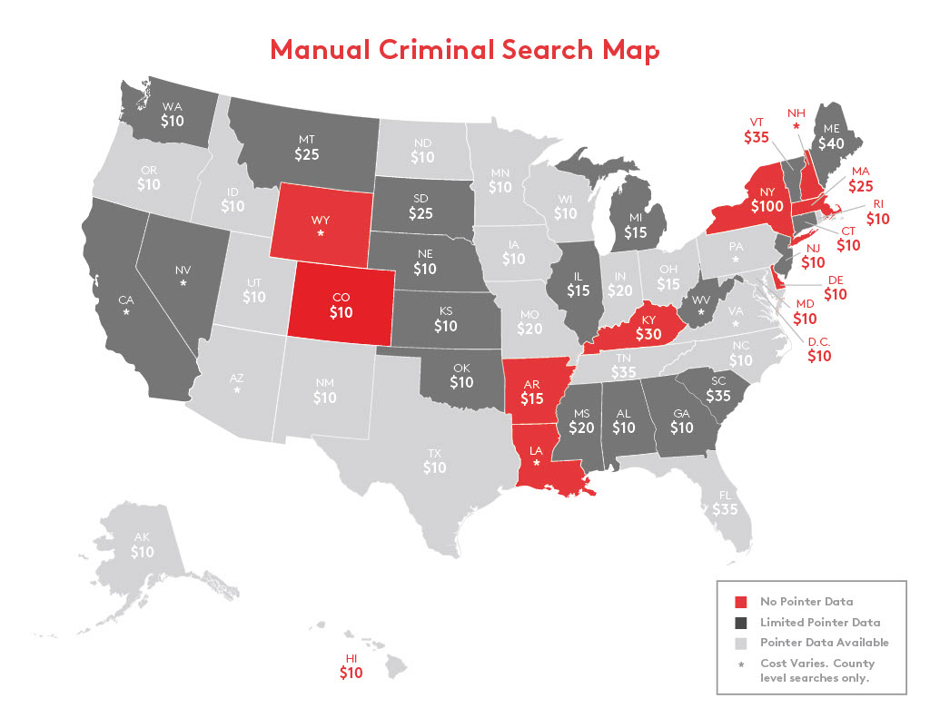 Manual Criminal Search Map